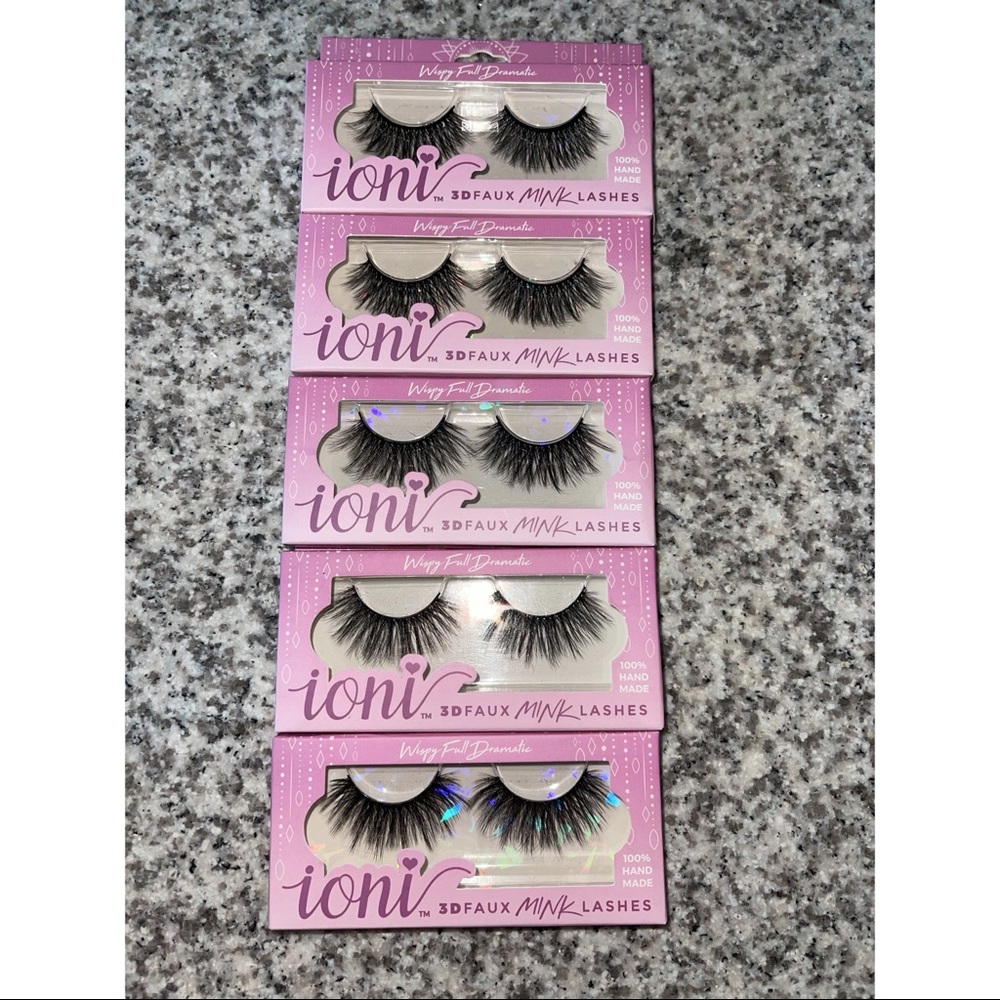 TikTok IONI Lashes 3D faux mink 5 pack